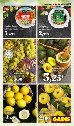 Gadis folleto │ válido desde el 24.07.2025 | Página: 13 | Productos: Queso, Arroz, Manzana, Ensalada