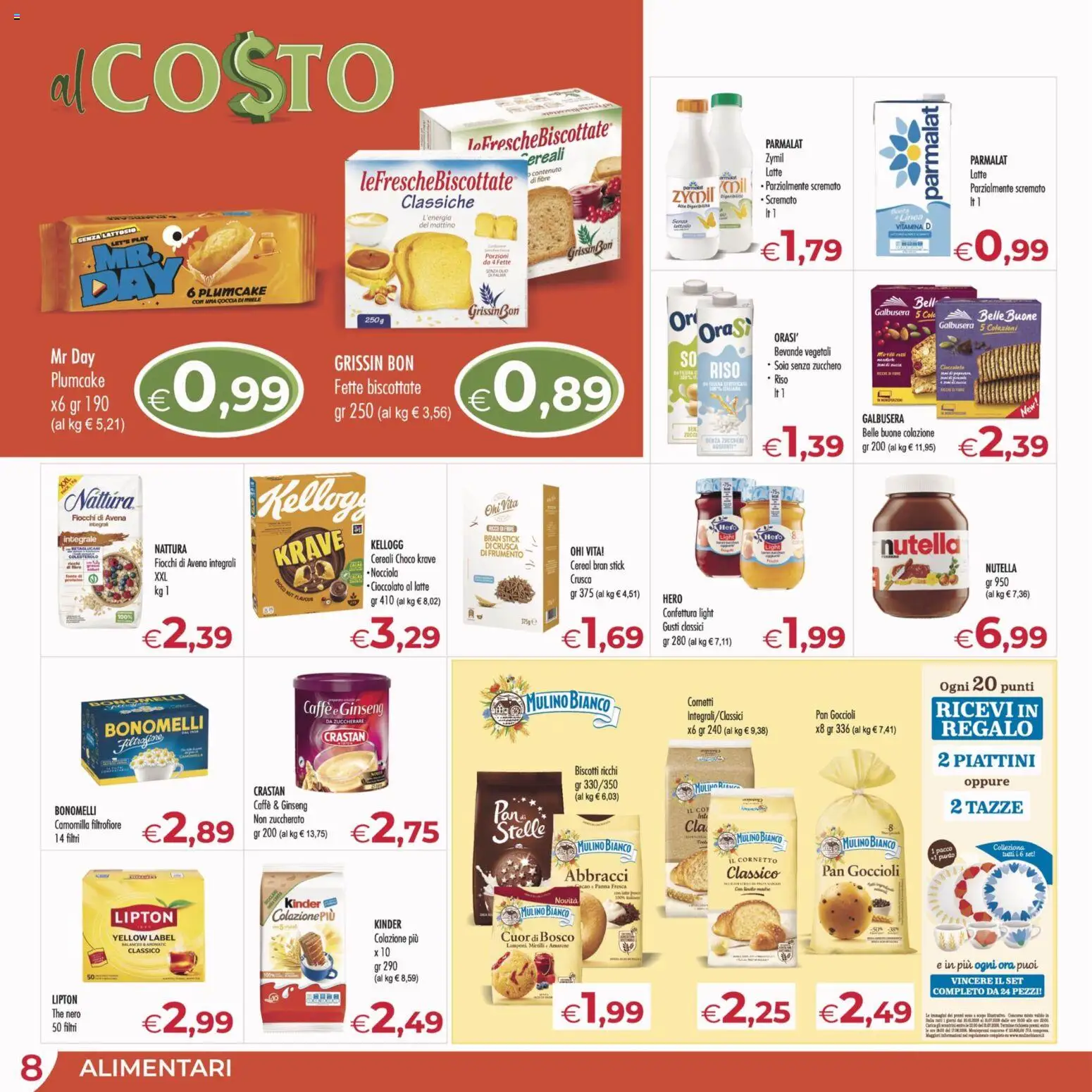 Volantino MerSi Supermercati del 18.02.2026 | Pagina: 8 | Prodotti: Fiocchi, Mirtilli, Plumcake, Cacao