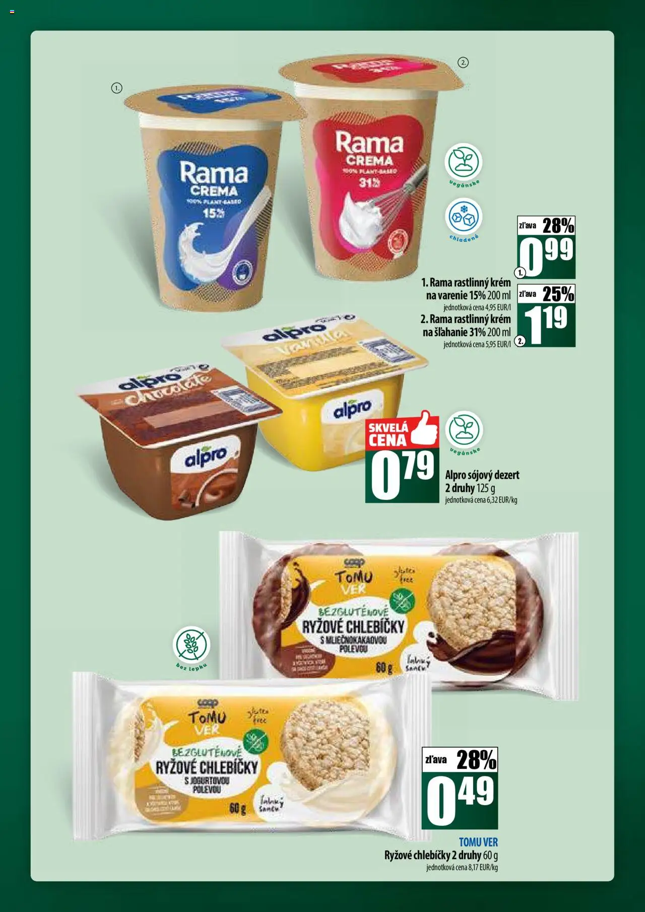 COOP Jednota široká ponuka │ platný od 14.08.2025 | Strana: 31 | Produkty: Krém, Hus, Rama, Alpro