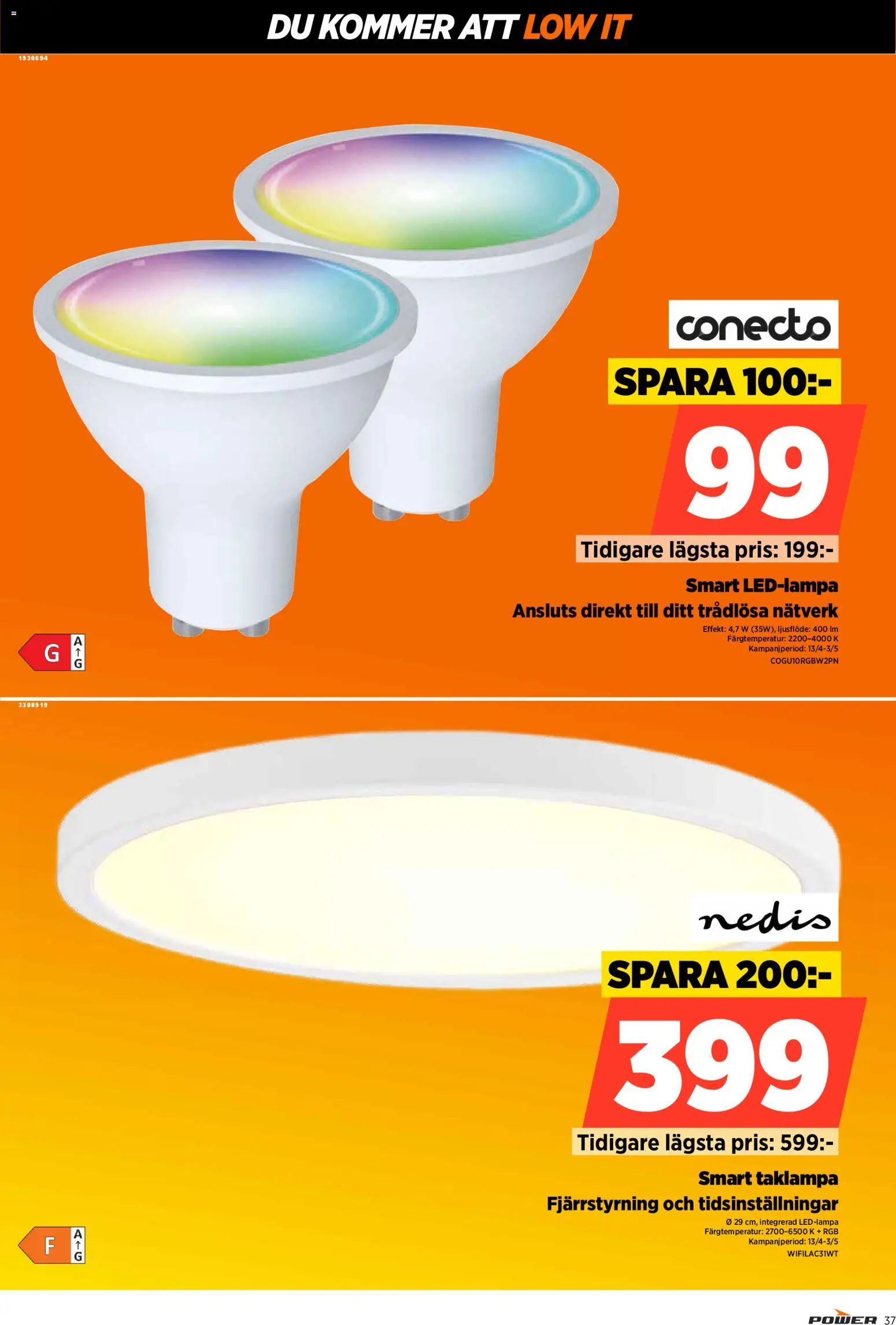 Power reklamblad aktuell från 13.04.2026 | Sida: 37