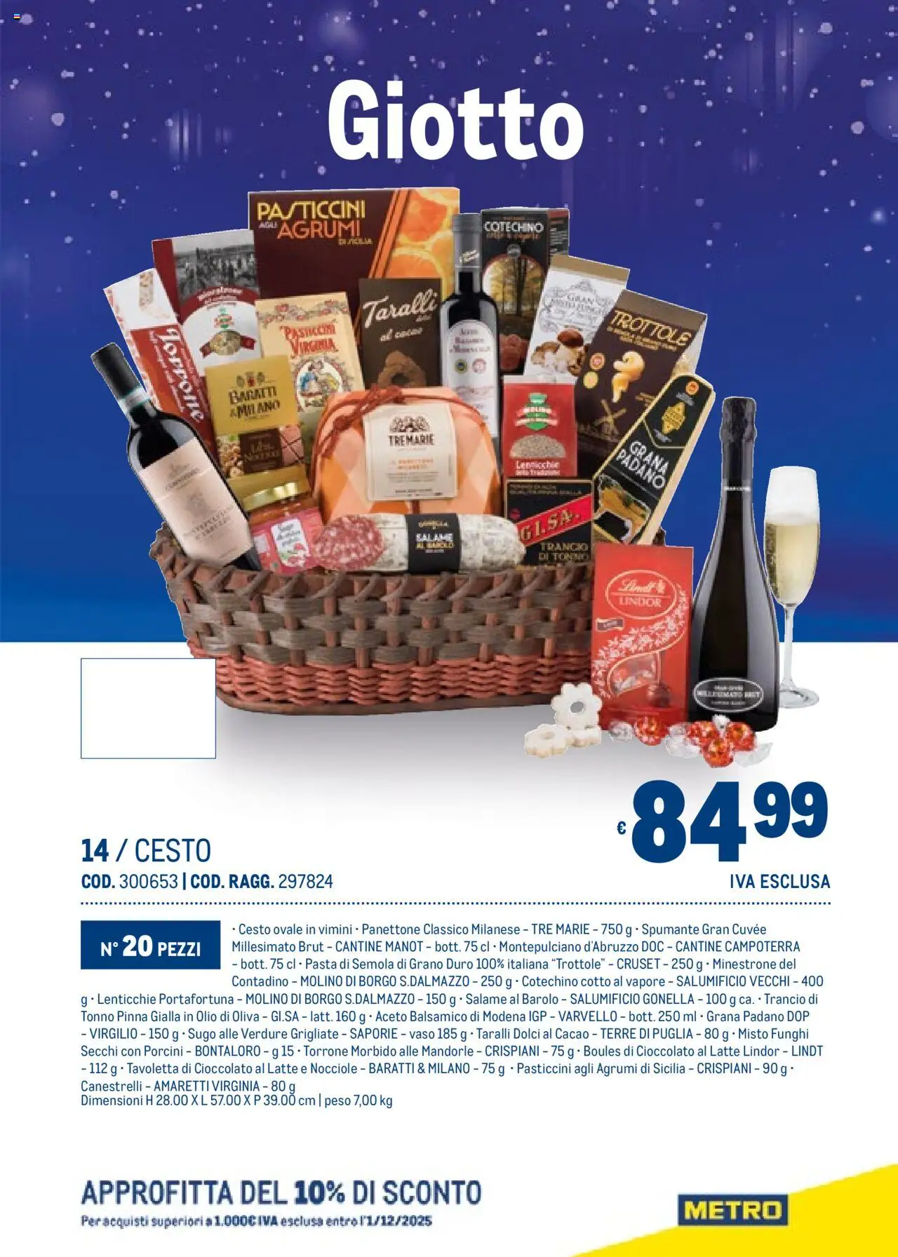 Volantino Metro del 06.11.2025 | Pagina: 17 | Prodotti: Salame, Verdure, Agrumi, Cotechino