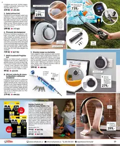 Náhled letáku Velký Košík katalog říjen od 01.10.2025 | Strana: 89 | Produkty: Ventilátor, Ohřívač rukou, Časovač, Baterie