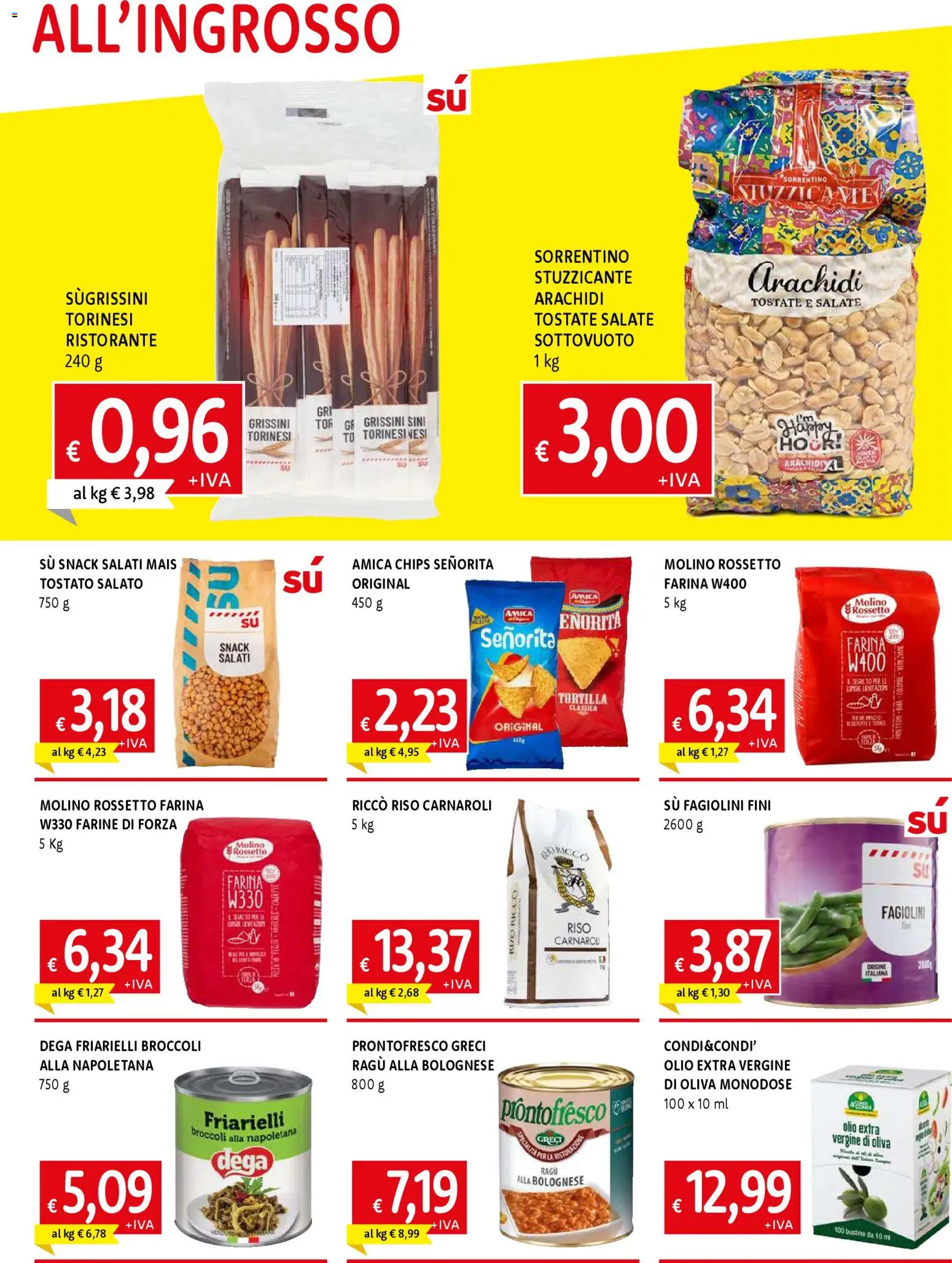 Volantino Famila del 04.12.2025 | Pagina: 3 | Prodotti: Olio, Farina, Ragú, Friarielli