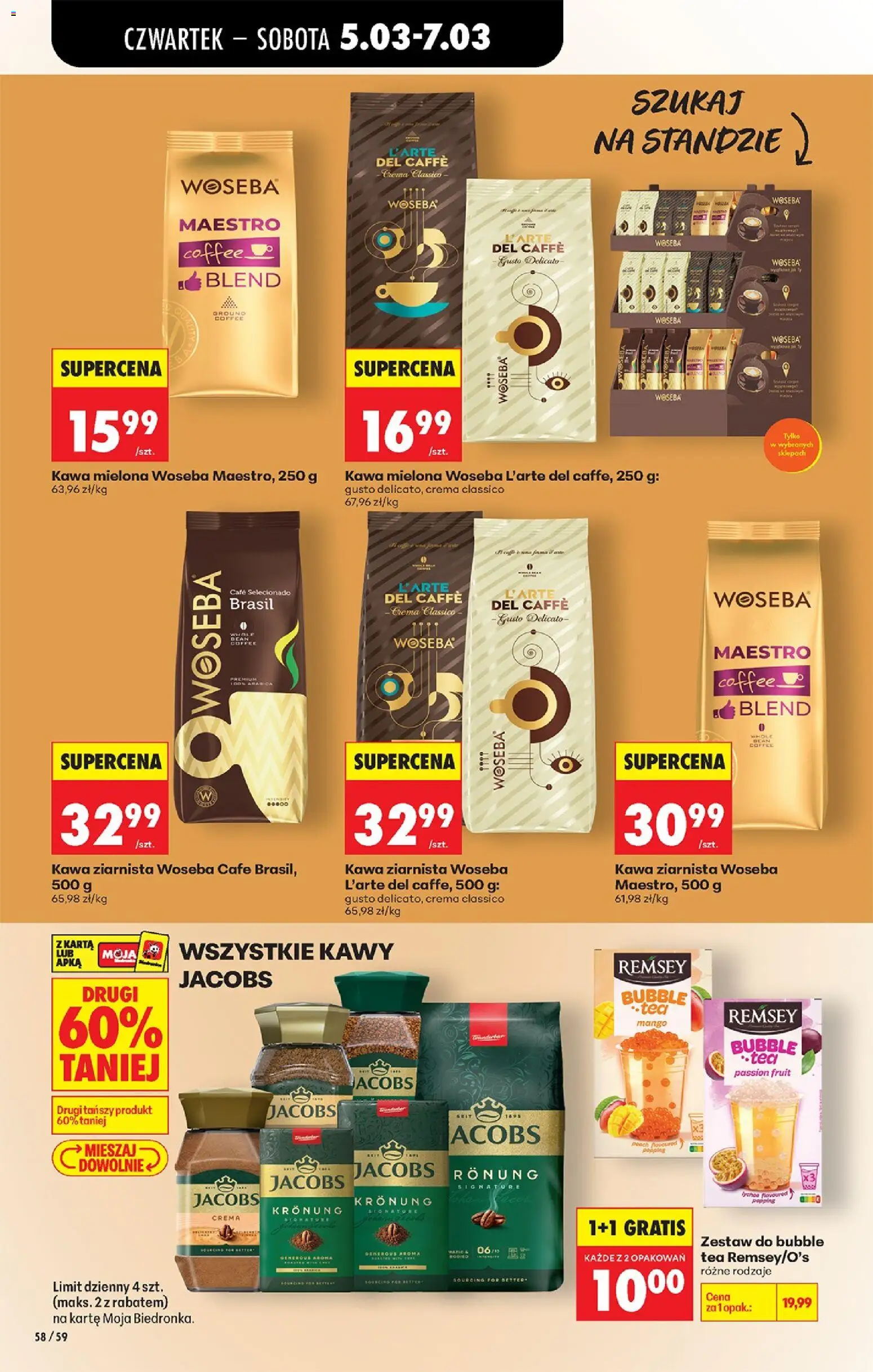 Biedronka Polsko leták - Codziennie niskie ceny od 05.03.2026 | Strana: 72 | Produkty: Mango, Jacobs Kronung, Jacobs, Crema