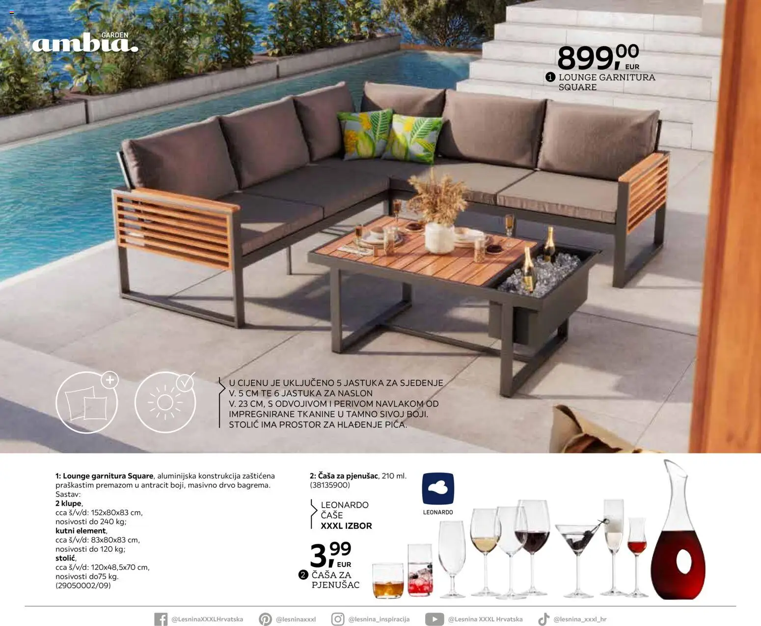 Lesnina katalog | vrijedi od 06.02.2026 | Stranica: 52 | Proizvodi: Stolić, Čaše