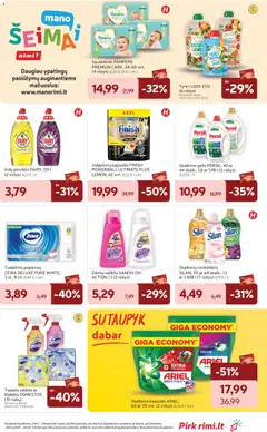 Rimi leidinys galioja nuo 27.01.2026 | Puslapis: 25 | Prekių: Tyrė, Ploviklis, Tualetinis popierius