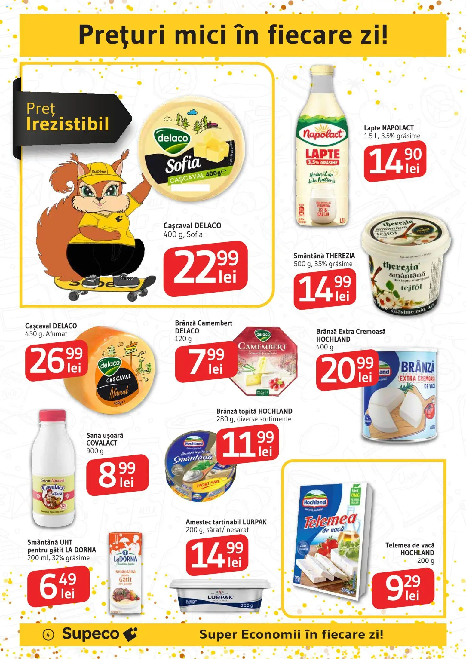 Noul catalog Supeco – valabil de la 27.12.2025 | Pagină: 4 | Produse: Light Kedi Konservesi, Mici, Brânză, Smântână