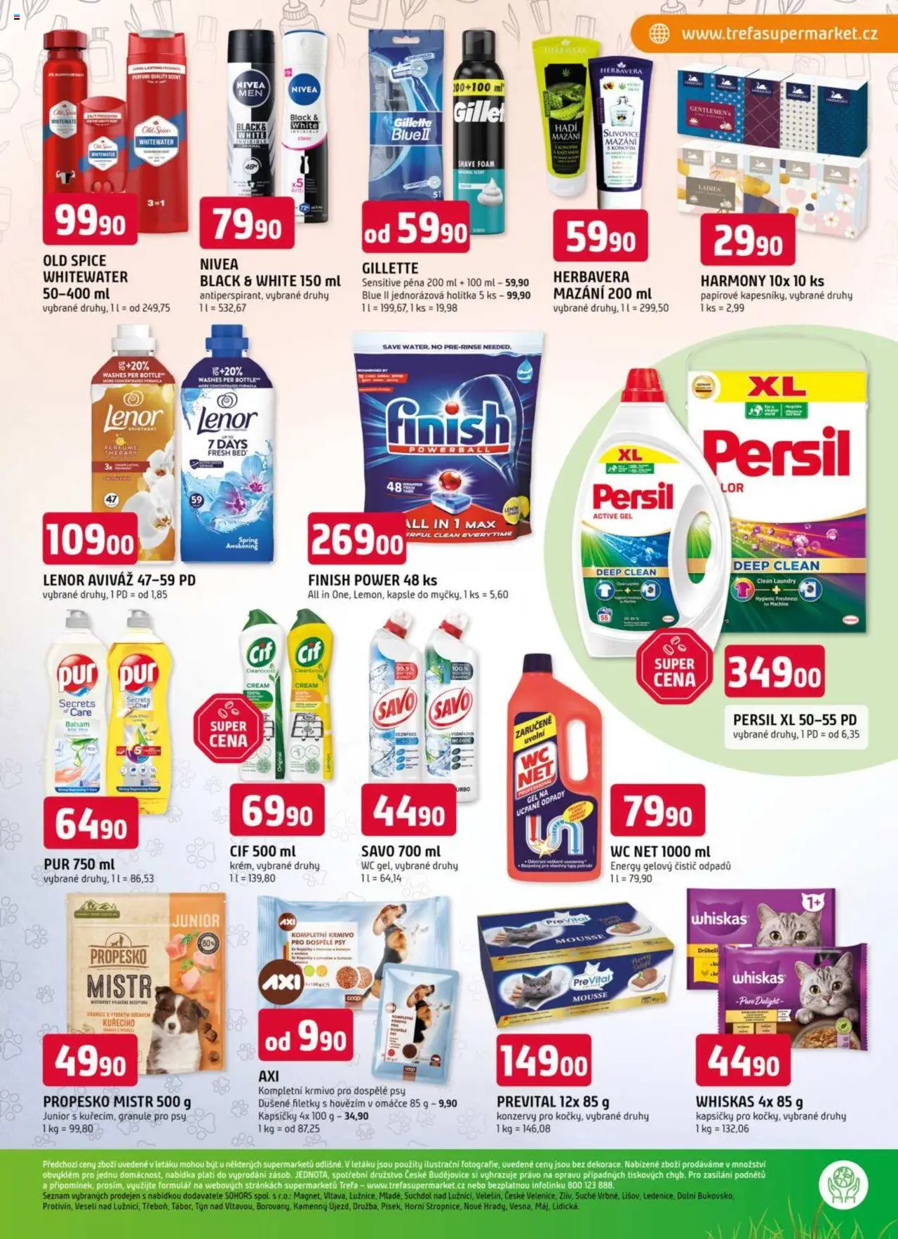 Trefa leták od 13.08.2025 | Strana: 11 | Produkty: Finish, Granule pro psy, Cif, Persil