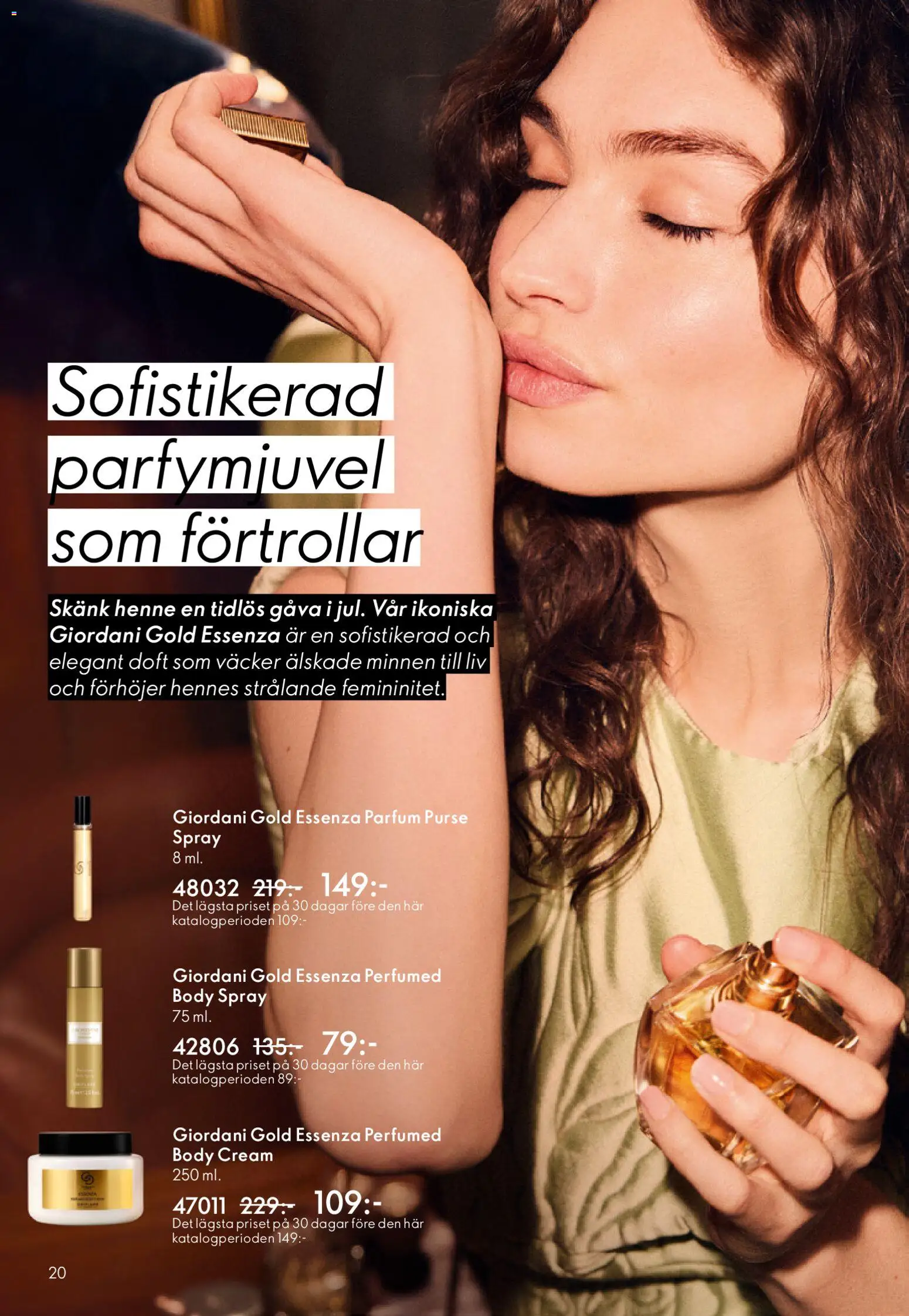 Oriflame reklamblad aktuell från 19.11.2025 | Sida: 20 | Produkter: Doft, Skänk
