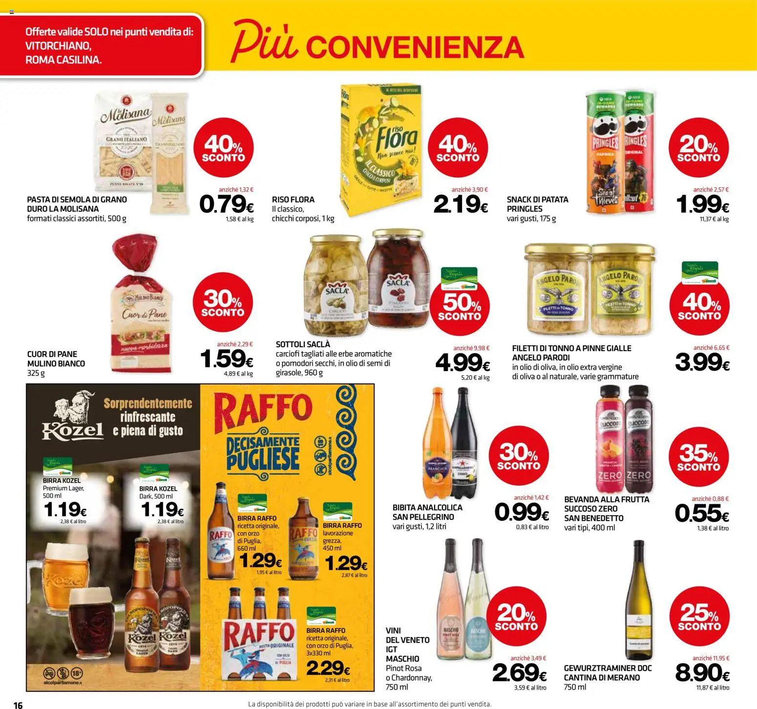 Volantino Superconti del 08.04.2026 | Pagina: 17 | Prodotti: Birra, Olio, Pomodori, Bibita