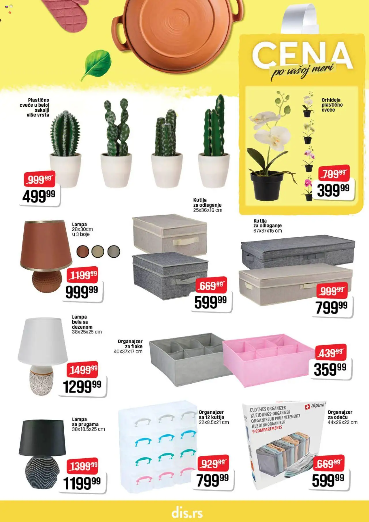 DIS katalog - važi od 19.06.2025 | Strana: 27 | Proizvode: Kutija, Lampa, Cvece