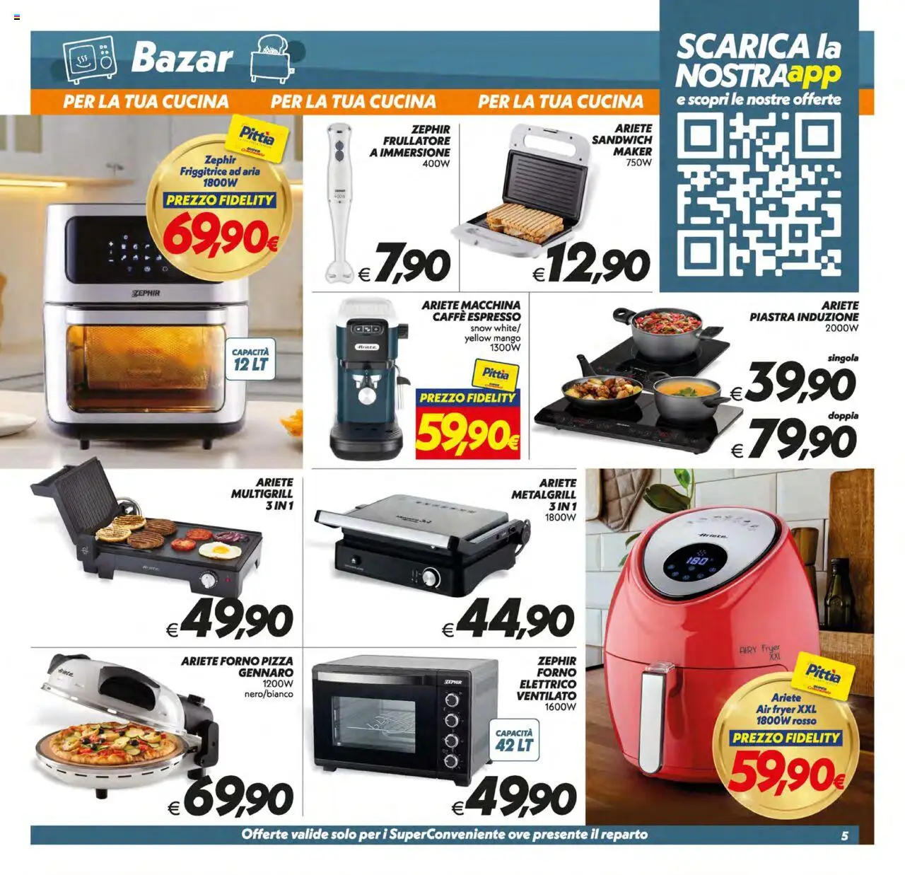 Volantino SuperConveniente del 17.10.2025 | Pagina: 30 | Prodotti: Caffè, Pizza, Frullatore, Forno