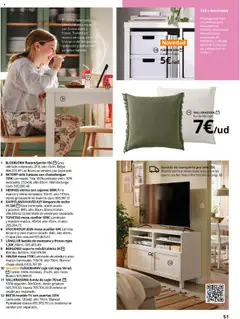 Vista previa Catálogo IKEA La vida comienza en la cocina válido desde el 18.09.2025 | Página: 51 | Productos: Manzana, Mesa auxiliar, Mesa, Caja