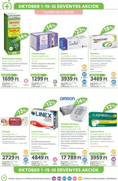 Alma Gyógyszertárak Akciós újság - amely érvényes a következő dátumtól: 01.10.2025 | Oldal: 18 | Termékek: Pezsgőtabletta, Alma