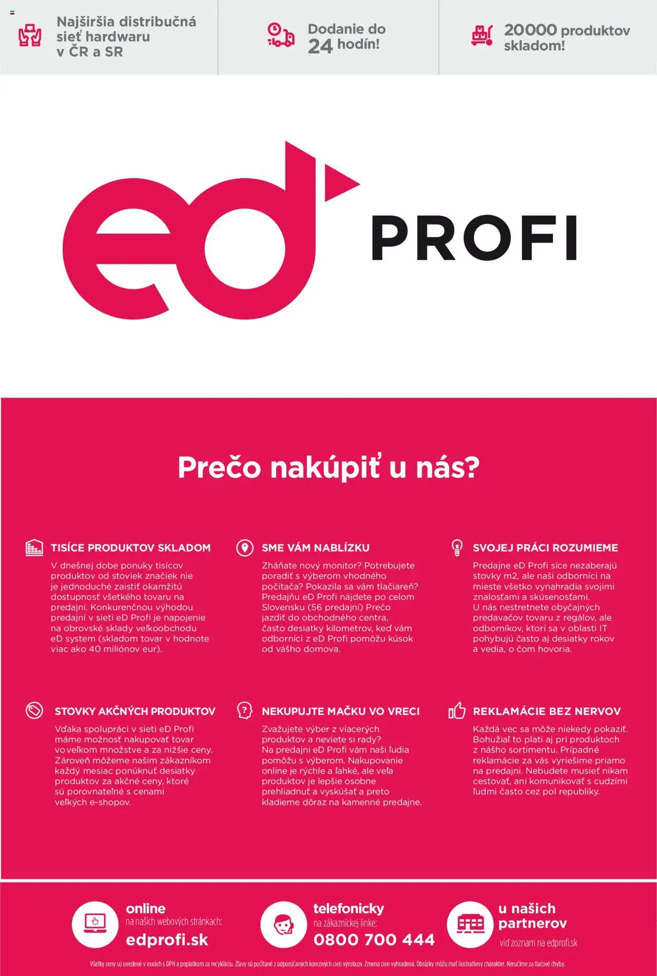 ED Profi leták │ platný od 01.08.2025 | Strana: 16 | Produkty: Monitor, Tlačiareň