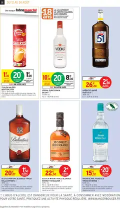  | Page: 22 | Produits: Vodka, Monkey shoulder, Rhum, Thé