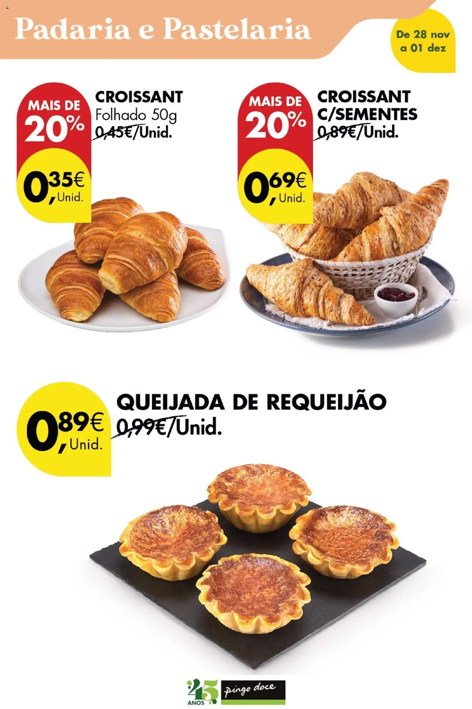 Pingo Doce Poupe este Fim de Semana │ válido de 28.11.2025 | Página: 6 | Produtos: Padaria, Requeijão