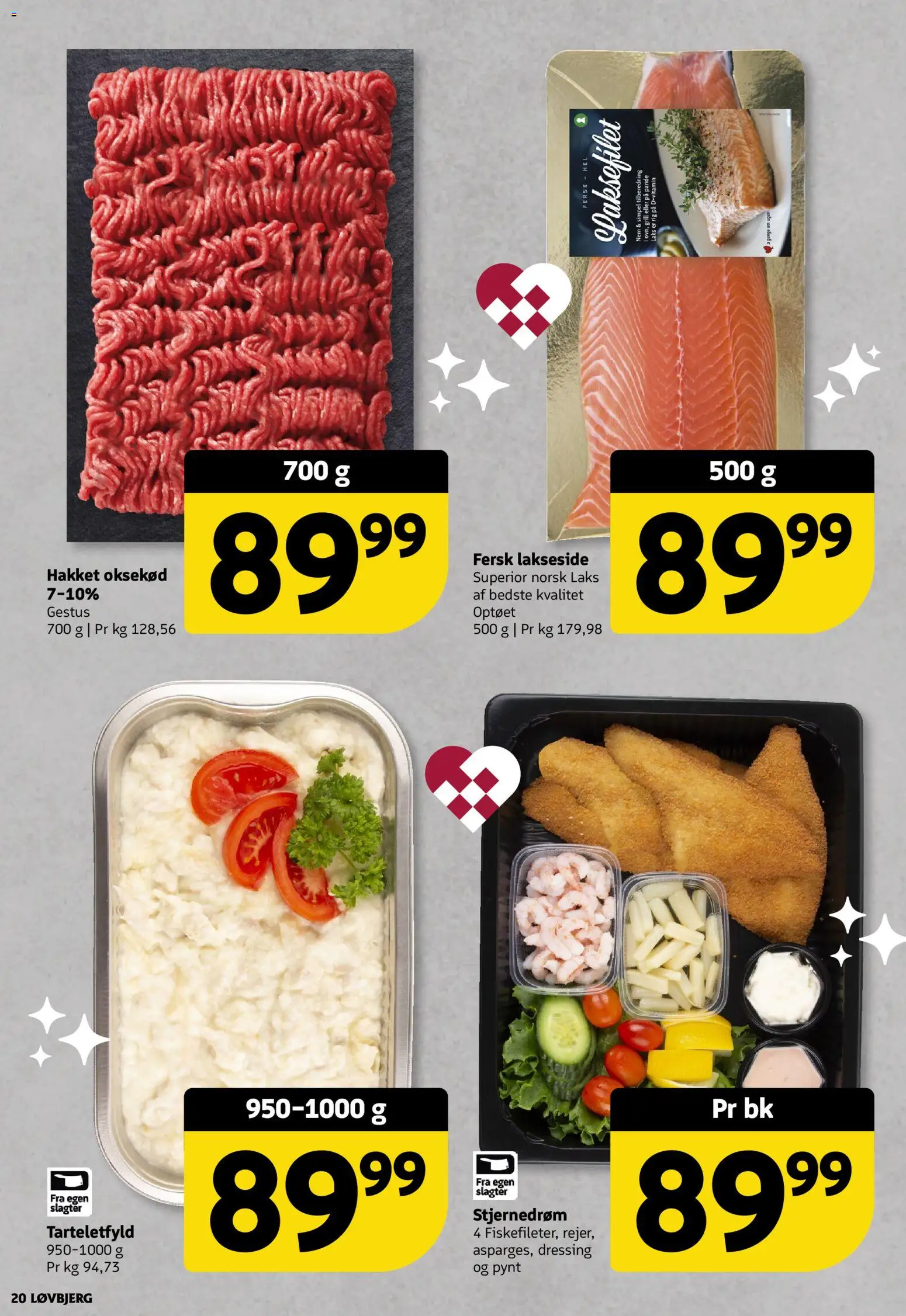 Løvbjerg tilbudsavis – gyldig fra 21.11.2025 | Side: 20 | Produkter: Oksekød, Dressing, Grill