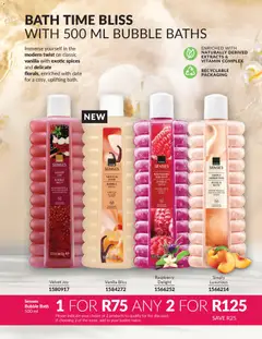 Avon specials catalogue – valid from 01.04.2026 | Page: 145 | Products: Cake, Chocolate, Spices, Peach
