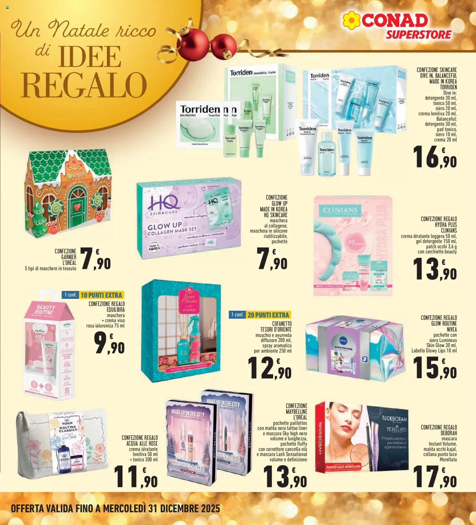 Volantino Conad del 20.11.2025 | Pagina: 25 | Prodotti: Mascara, Crema, The, Correttore