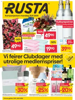 Forhåndsvisning av Rusta kundeavis gyldig fra 25.08.2025