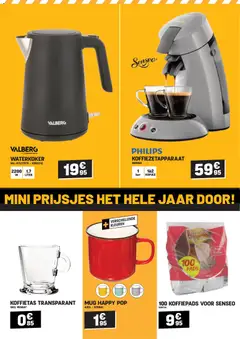 Electro Depot - Folder - Voorbeeld van een folder van Electro Depot, geldig van 05.12.2025 | Pagina: 5 | Producten: Waterkoker, Koffiezetapparaat, Pads, Koffiepads