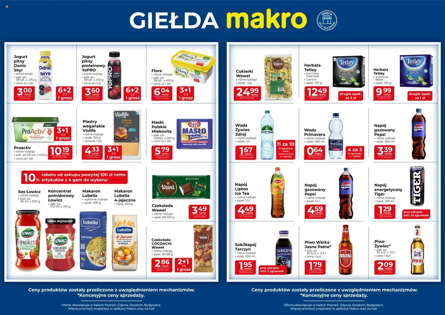 Makro Gazetka - Giełda od 22.10.2025 | Strona: 2 | Produkty: Warka, Piwo, Cukierki, Makaron