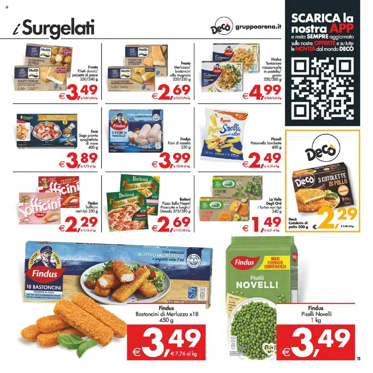 Volantino Decò del 22.08.2025 | Pagina: 12 | Prodotti: Pollo, Merluzzo, Mazzancolle, Nasello
