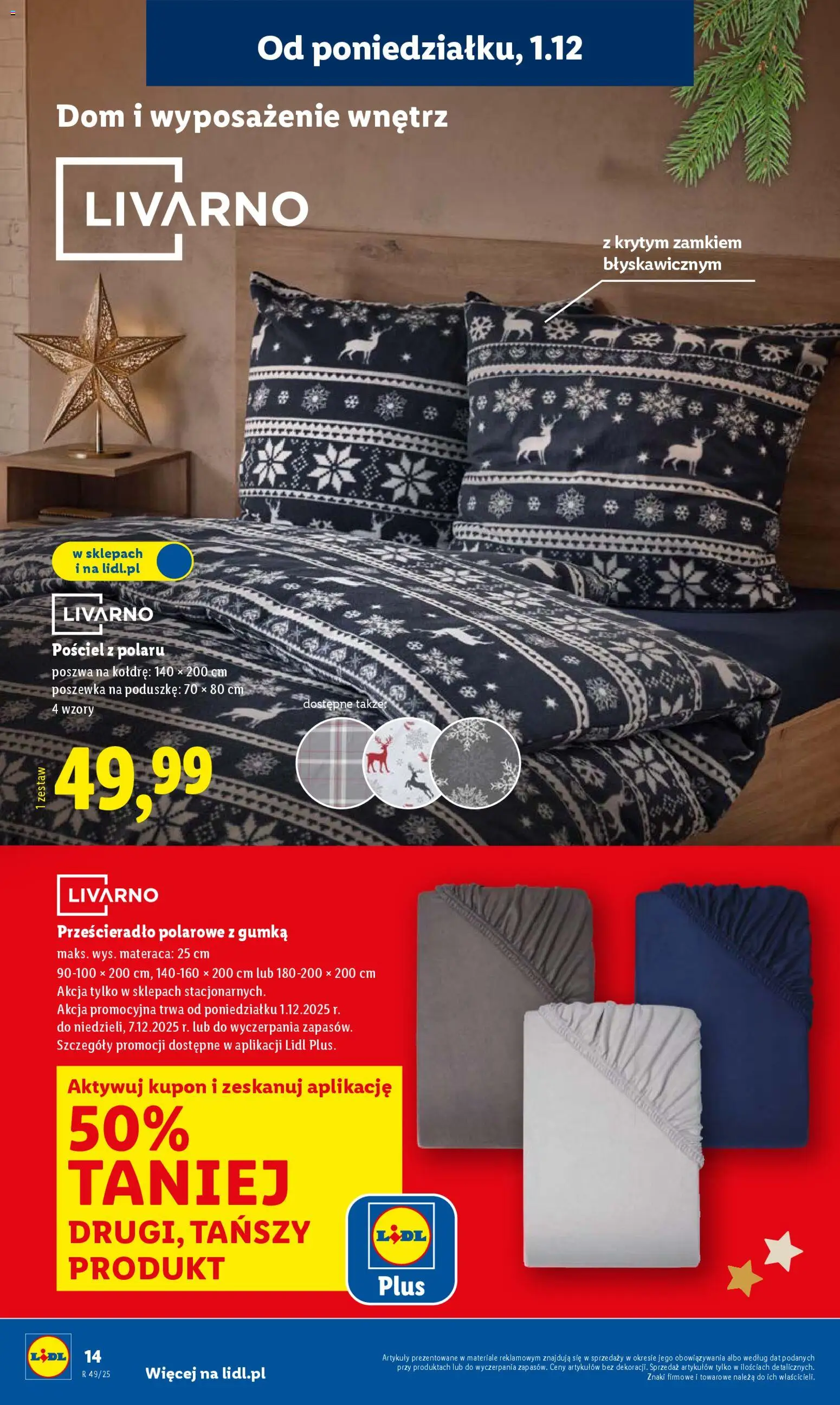 Lidl Gazetka - Cyber Monday od 01.12.2025 | Strona: 20 | Produkty: Pościel