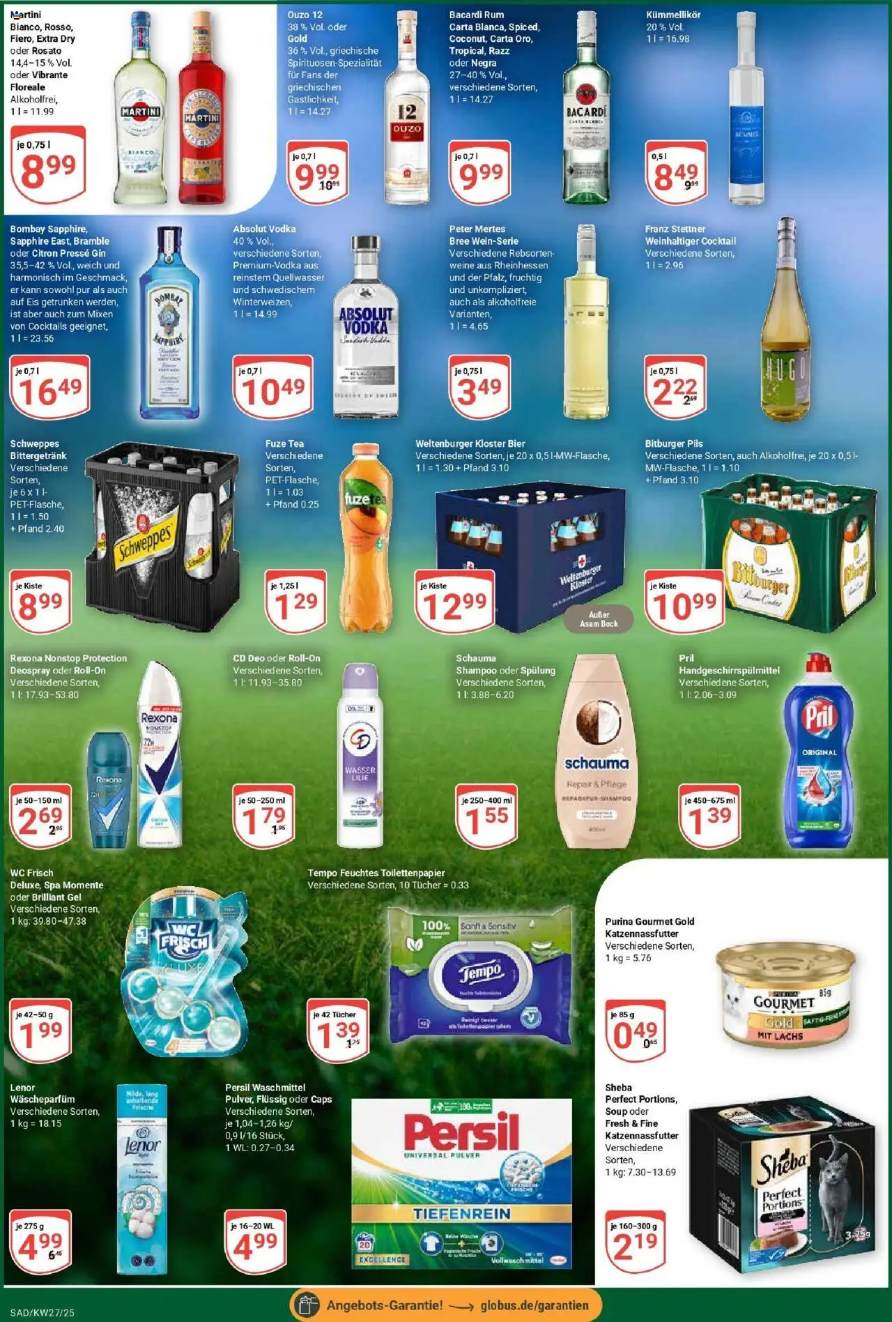 Globus prospekt Schwandorf	 - gültig ab dem 29.06.2025 | Seite: 7 | Produkte: Lenor, Sheba, Shampoo, Feuchtes Toilettenpapier