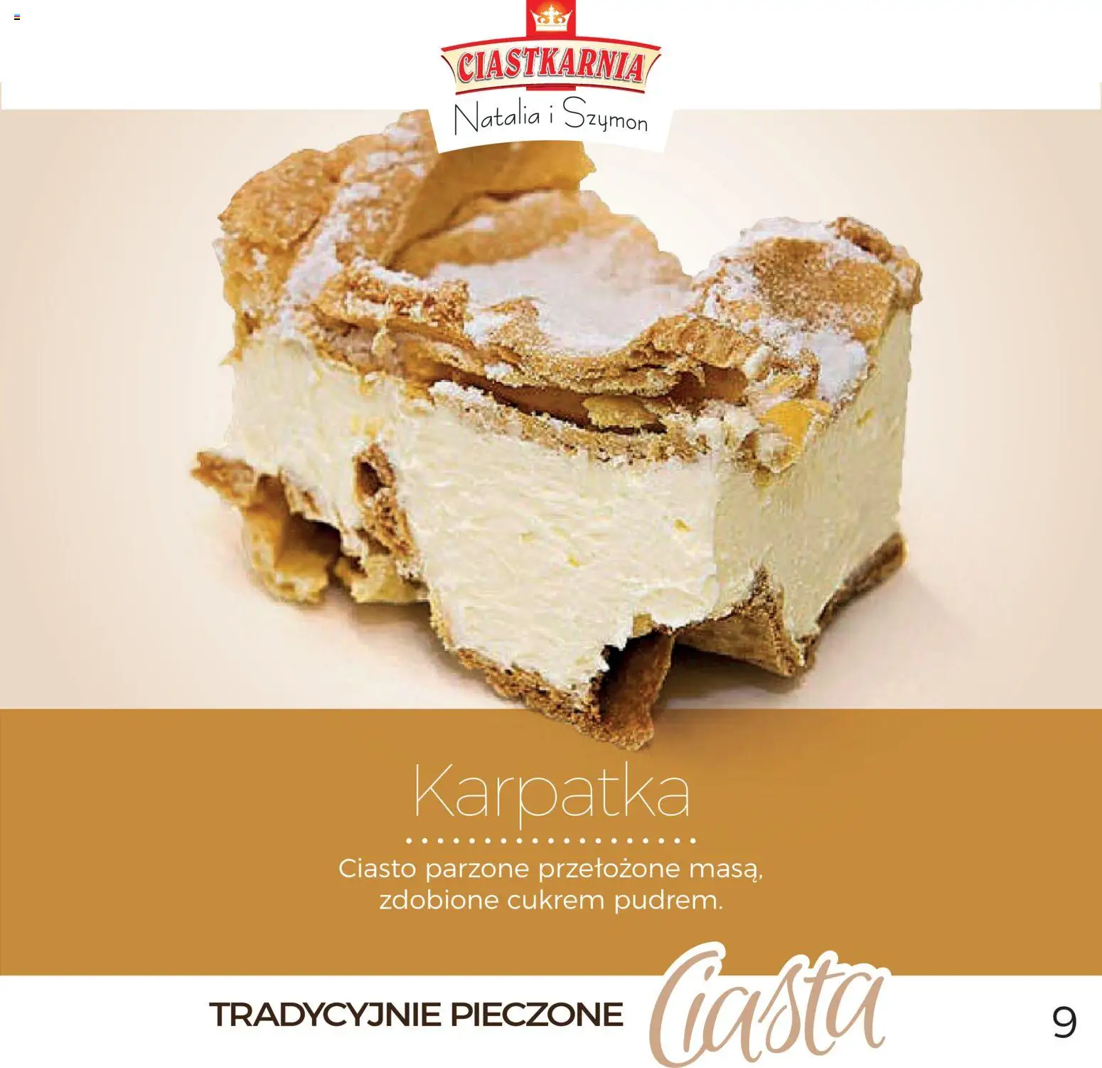Topaz Gazetka - Ciasta  od 01.12.2025 | Strona: 9 | Produkty: Ciasto