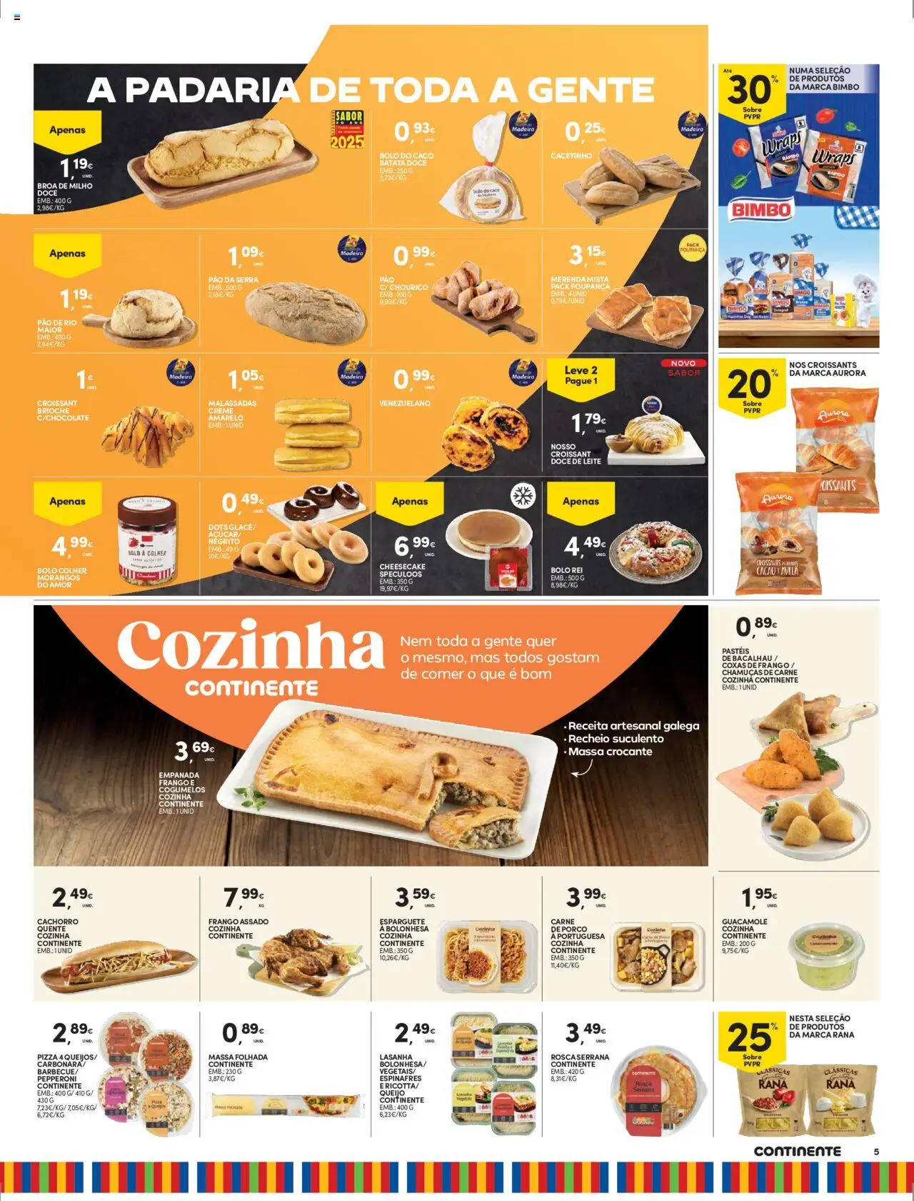 Continente - Madeira │ válido de 30.09.2025 | Página: 5 | Produtos: Batata, Espinafres, Frango, Carne de porco