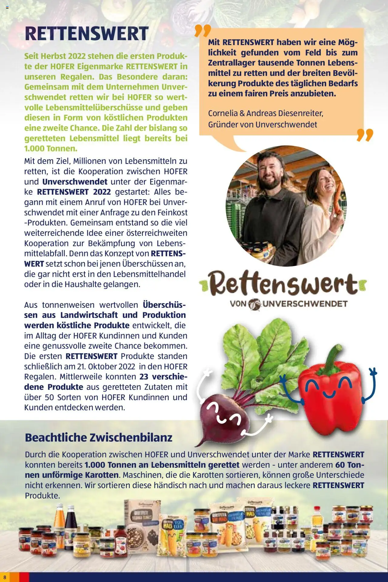 Hofer Heute für Morgen-Magazin gültig ab 02.10.2024 | Seite: 8