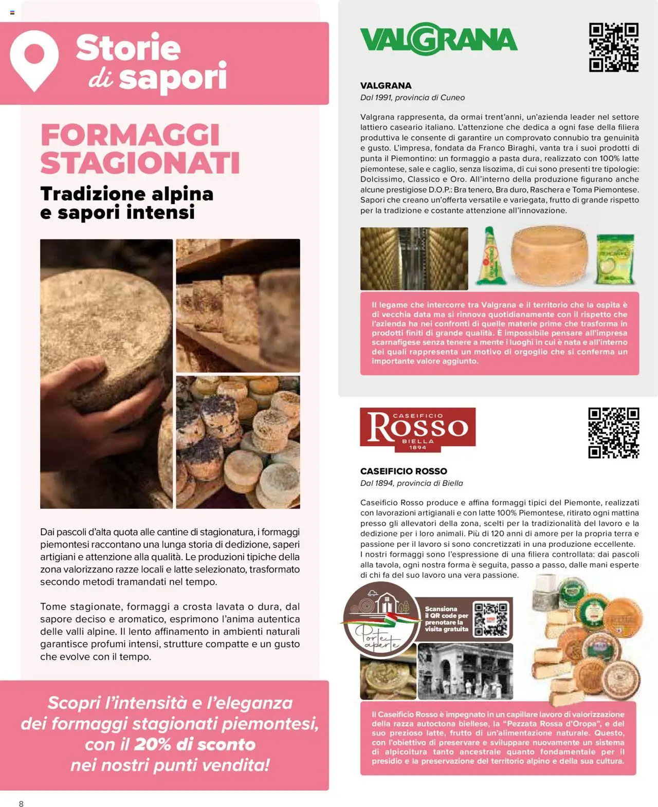 Volantino Ipercoop del 02.10.2025 | Pagina: 8 | Prodotti: Latte, Formaggio, Pasta, Data
