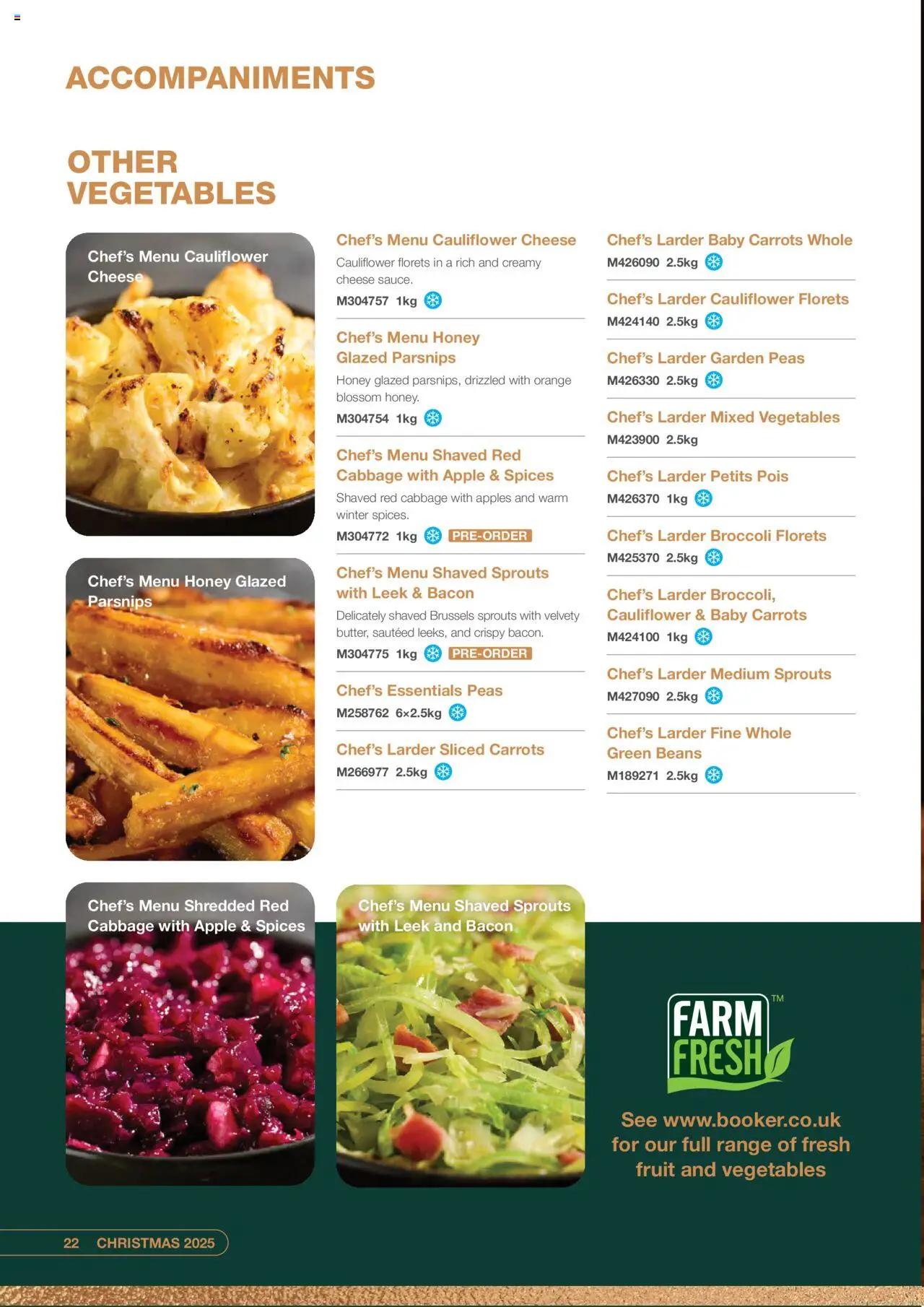  | Page: 22 | Products: Sauce, Honey, Mixed vegetables, Orange