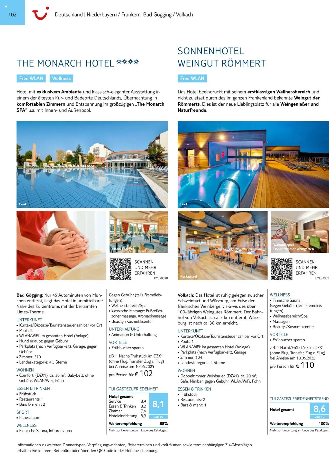 Aida - Urlaub mit eigener Anreise 2025/26 – gültig ab 01.11.2024 | Seite: 102 | Produkte: Babybett, Bad, Föhn