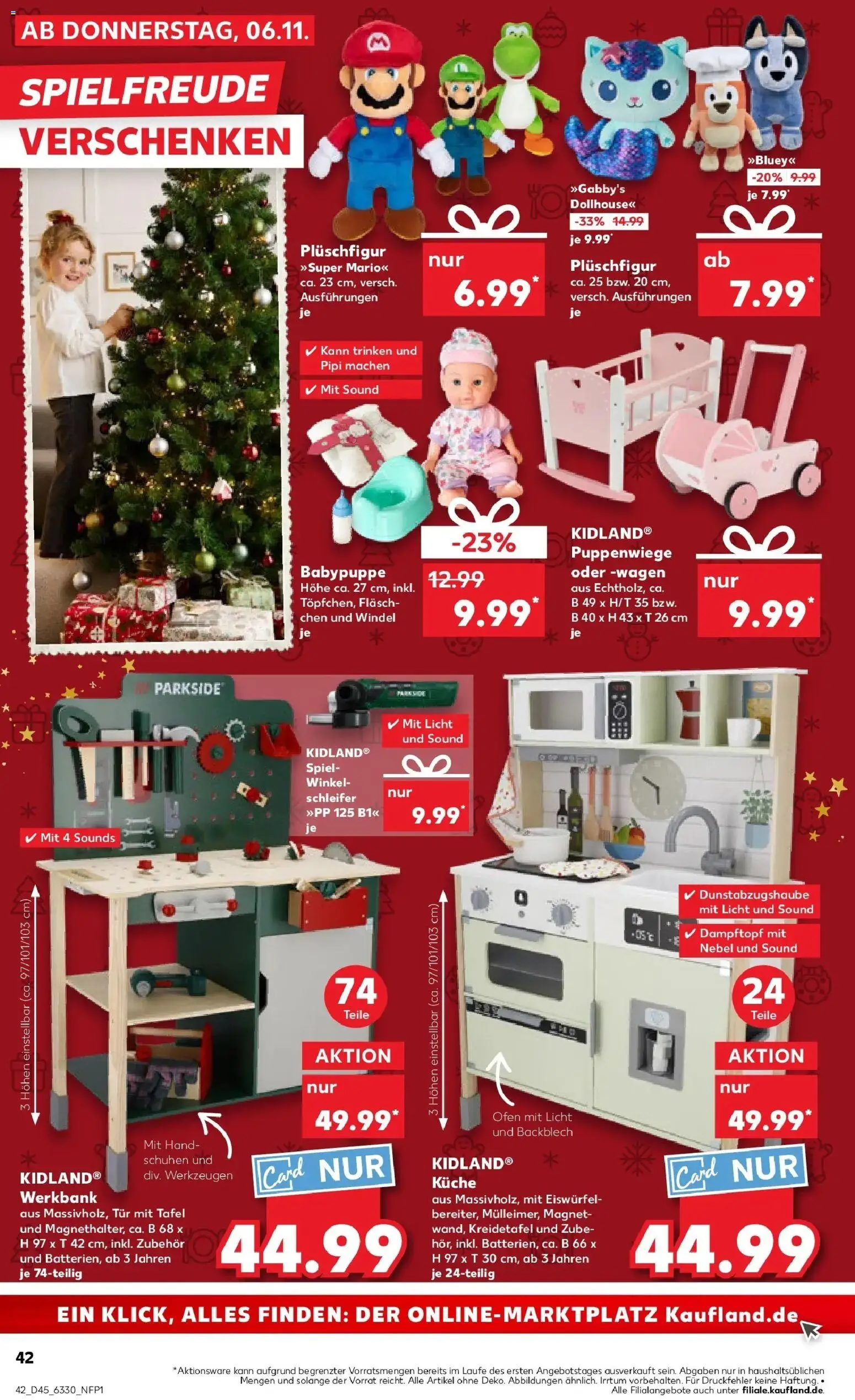 Kaufland prospekt Garbsen	 – gültig ab 06.11.2025 | Seite: 42 | Produkte: Spiel, Ofen, Küche, Tür