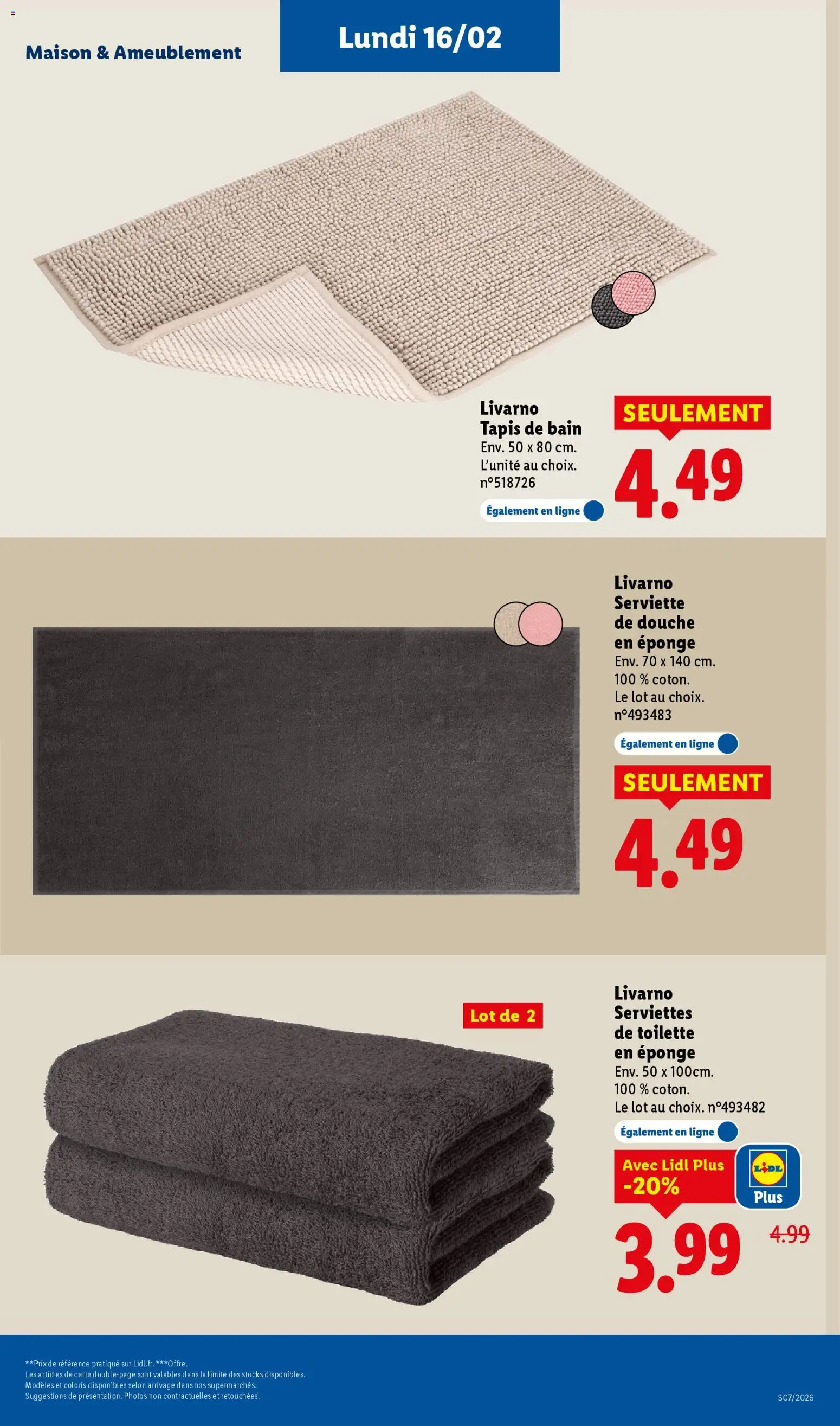 {H1} | Page: 7 | Produits: Tapis de bain, Eponge, Douche, Tapis