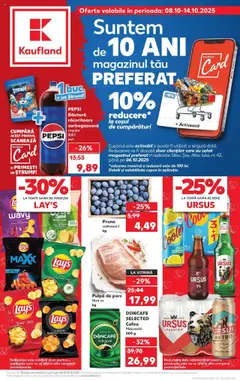 Ofertele Kaufland valabile de la 08.10.2025