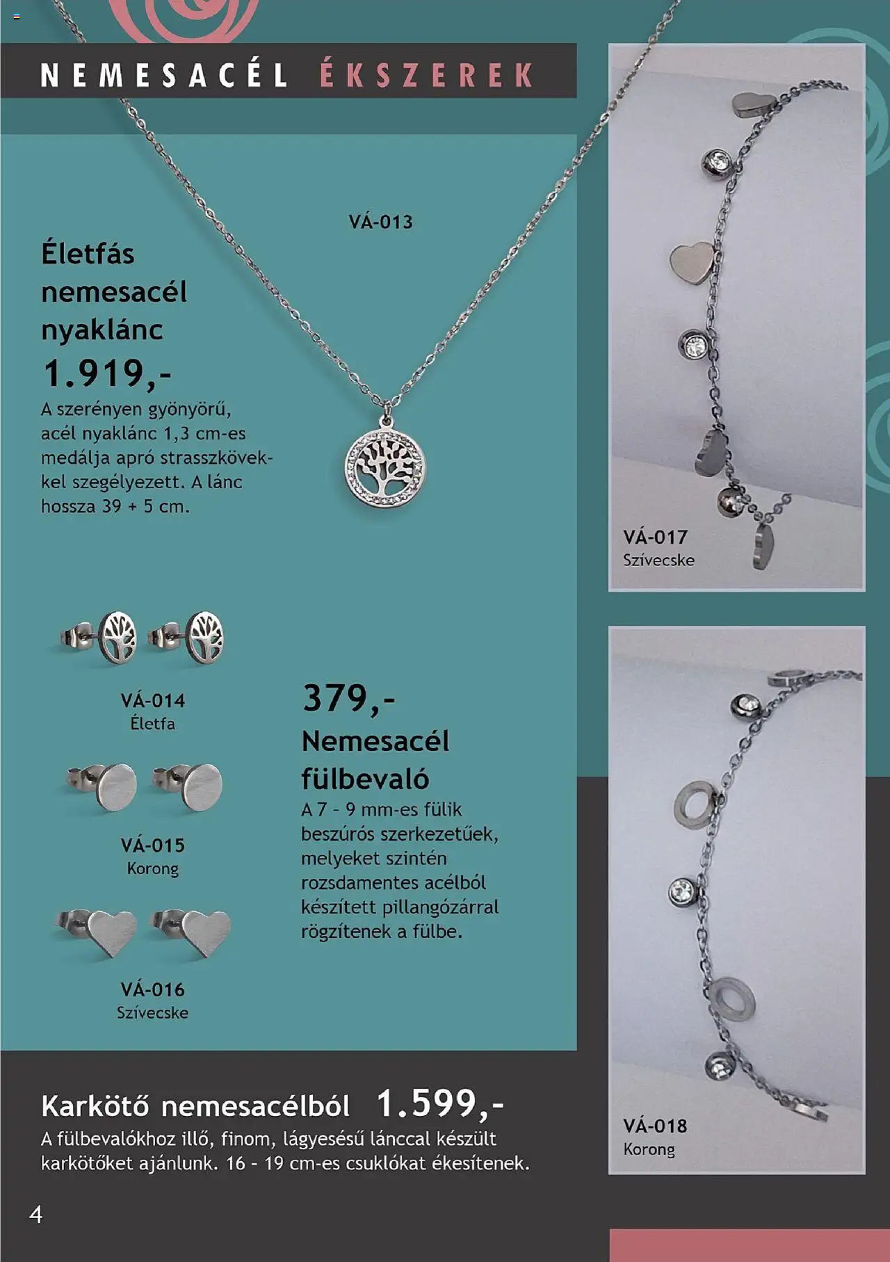 Betly akciós ujság - amely érvényes a következő dátumtól: 26.08.2025 | Oldal: 4 | Termékek: Karkötő