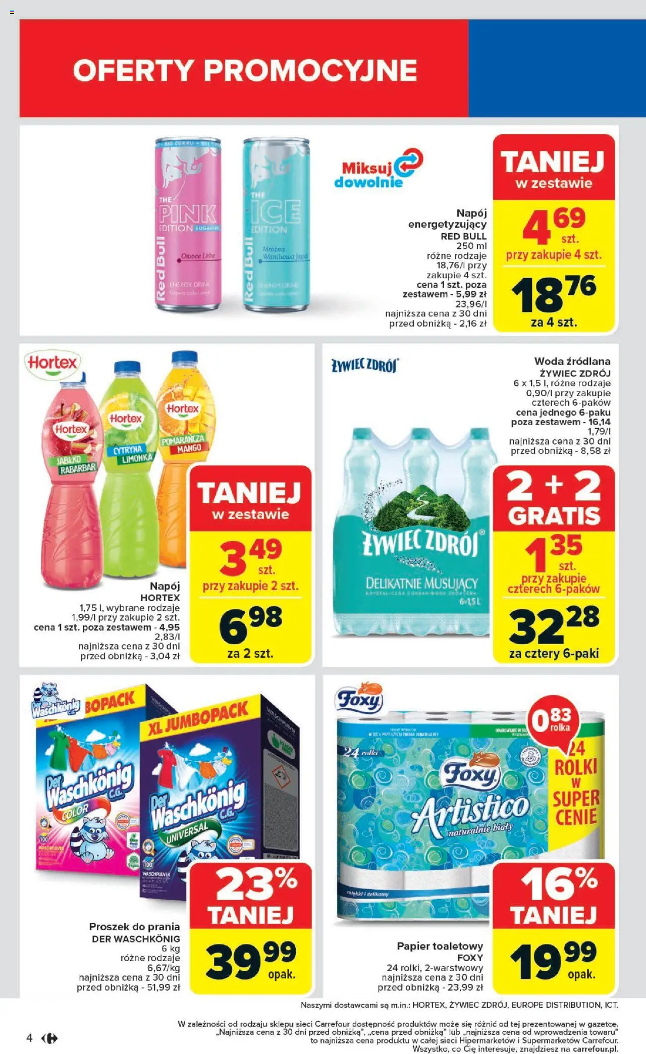 Carrefour Gazetka od 09.06.2025 | Strona: 6 | Produkty: Mango, Woda źródlana, Proszek do prania, Owoce