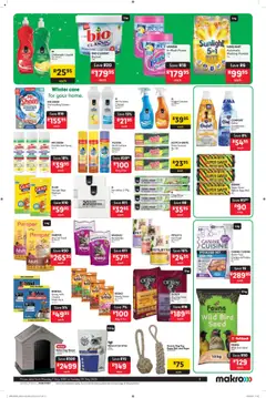 Makro Specials │ valid from 07.07.2025 | Page: 7 | Products: Disinfectant, Refuse bags, Washing powder, Cat food
