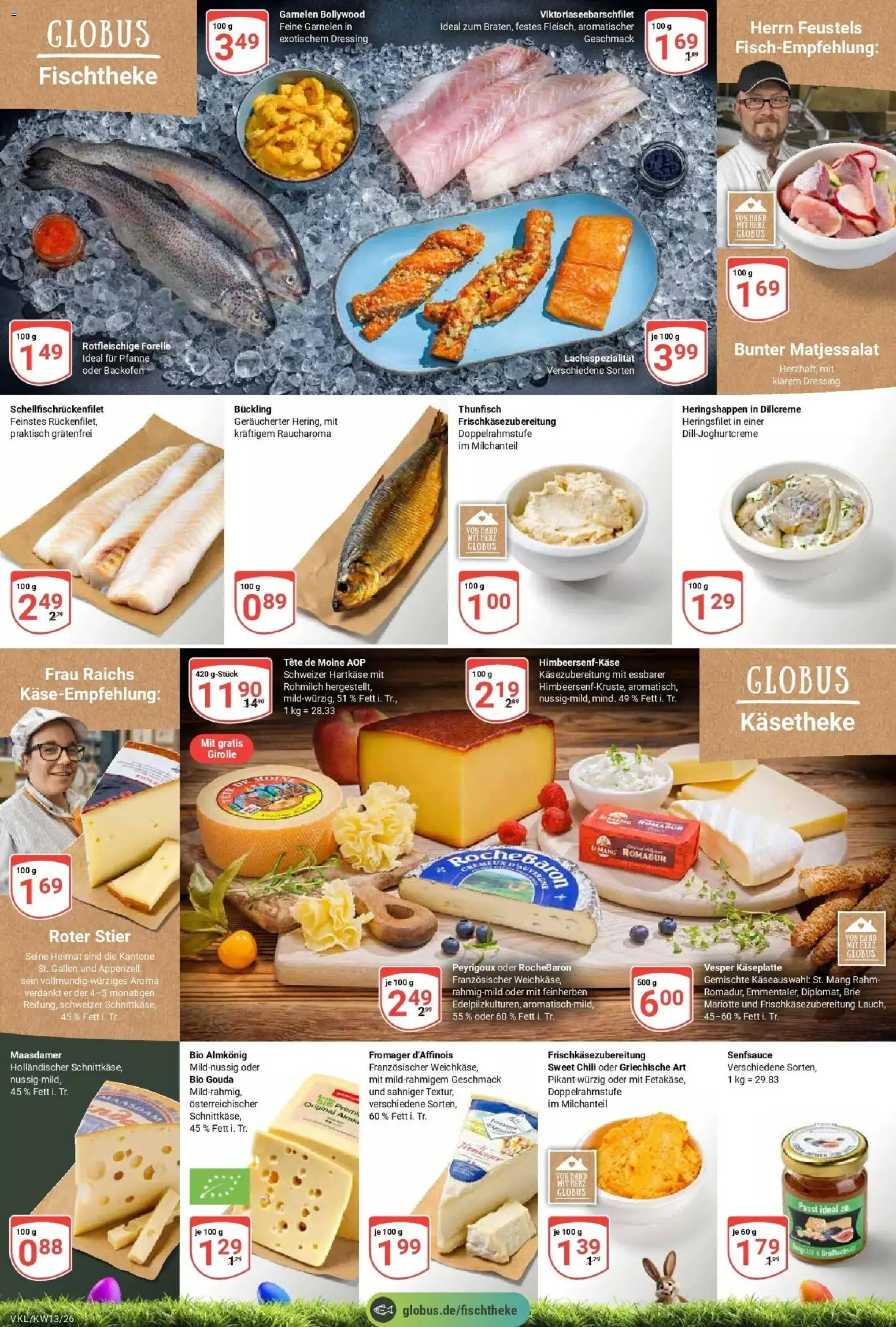 Globus prospekt Völklingen	 – gültig ab 23.03.2026 | Seite: 14 | Produkte: Thunfisch, Gouda, Dressing, Chili