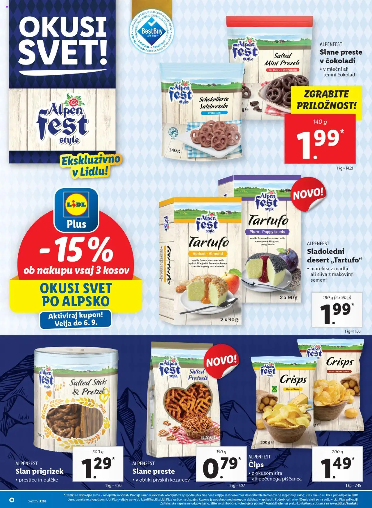 Lidl katalog │ velja od 28.08.2025 | Stran: 56 | Izdelki: Cips