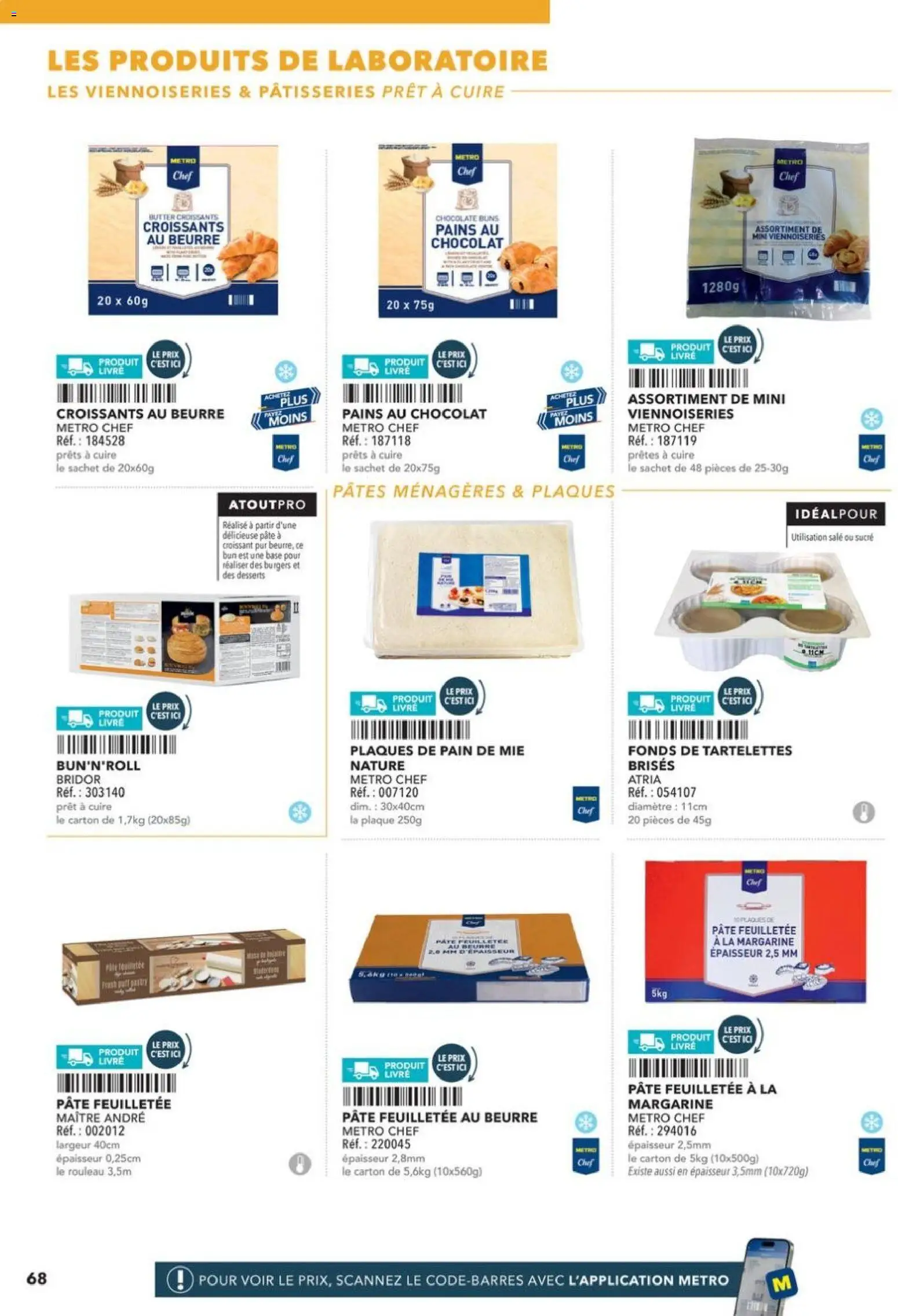 {H1} | Page: 68 | Produits: Base, Pain de mie, Viennoiseries, Livre