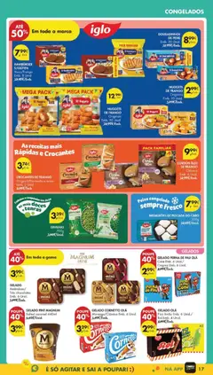 Pré-visualização GELADO Amêndoas/Três chocolates, Ice cream Almonds/Three chocolates Emb. 6 Unid. válido de 02.12.2025 | Página: 21