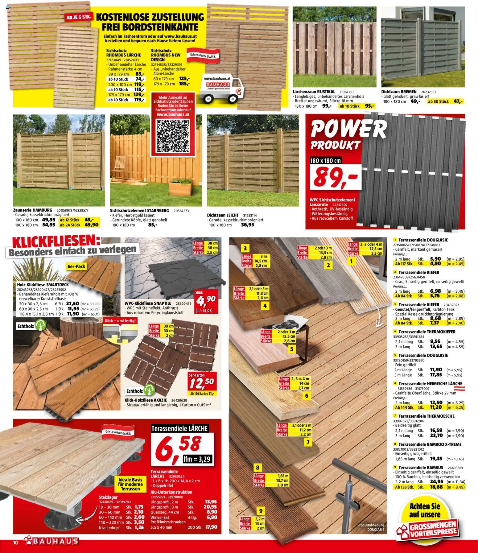 Bauhaus Prospekt aktuell gültig ab 01.04.2026 | Seite: 10