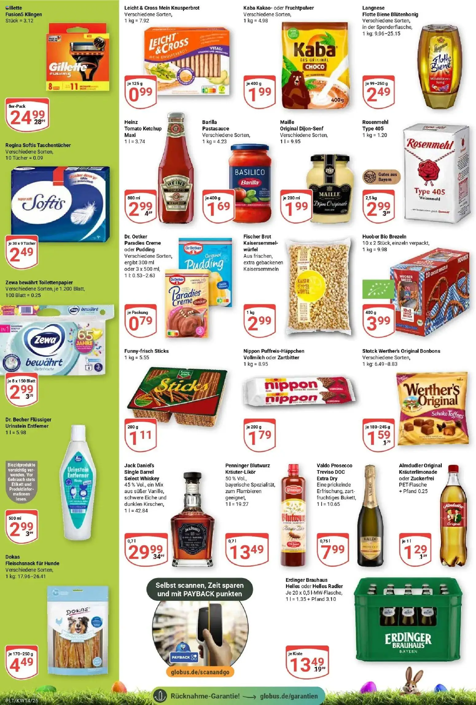 Globus prospekt Plattling	 – gültig ab 30.03.2026 | Seite: 10 | Produkte: Erdinger, Weizenmehl, Creme, Toilettenpapier