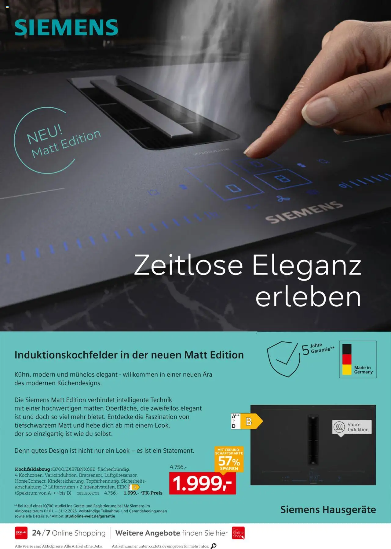 XXXL Lutz Nr. 1 bei Küchen - gültig ab dem 04.08.2025 | Seite: 10 | Produkte: Siemens