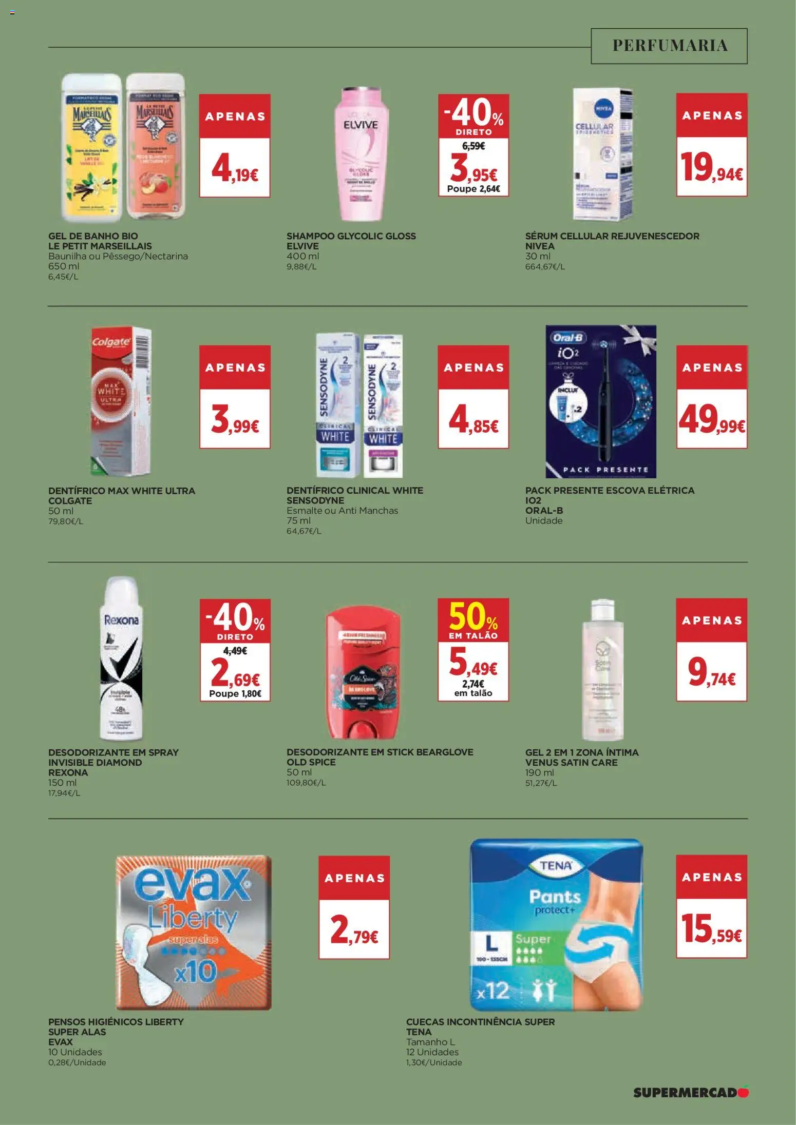 El Corte Ingles folheto │ válido de 05.12.2025 | Página: 39 | Produtos: Pensos higiénicos, Gel de banho, Desodorizante, Banho